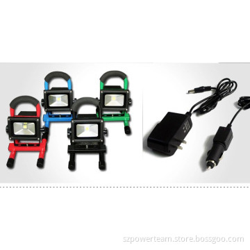 Portable cordless led floodlight outdoor lighting IP65 camping